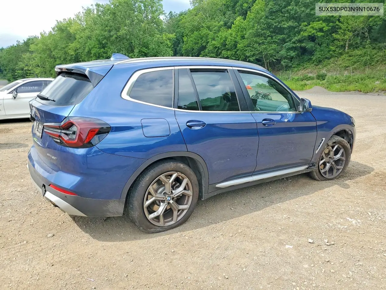 2022 BMW X3 xDrive30I VIN: 5UX53DP03N9N10676 Lot: 60698666