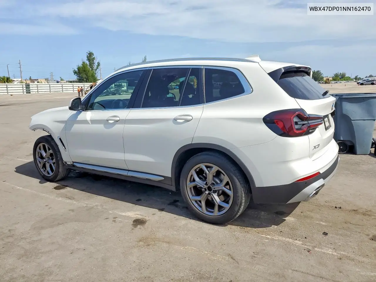 2022 BMW X3 Sdrive30I VIN: WBX47DP01NN162470 Lot: 61008626