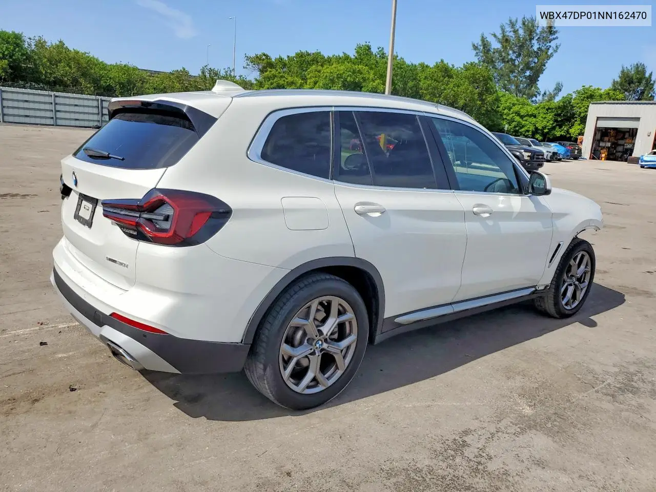 2022 BMW X3 Sdrive30I VIN: WBX47DP01NN162470 Lot: 61008626