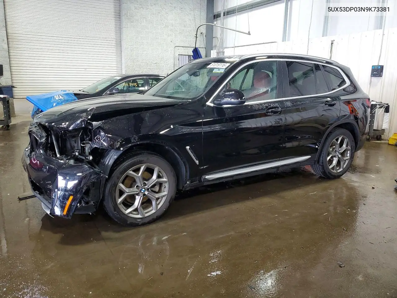 2022 BMW X3 xDrive30I VIN: 5UX53DP03N9K73381 Lot: 61019116