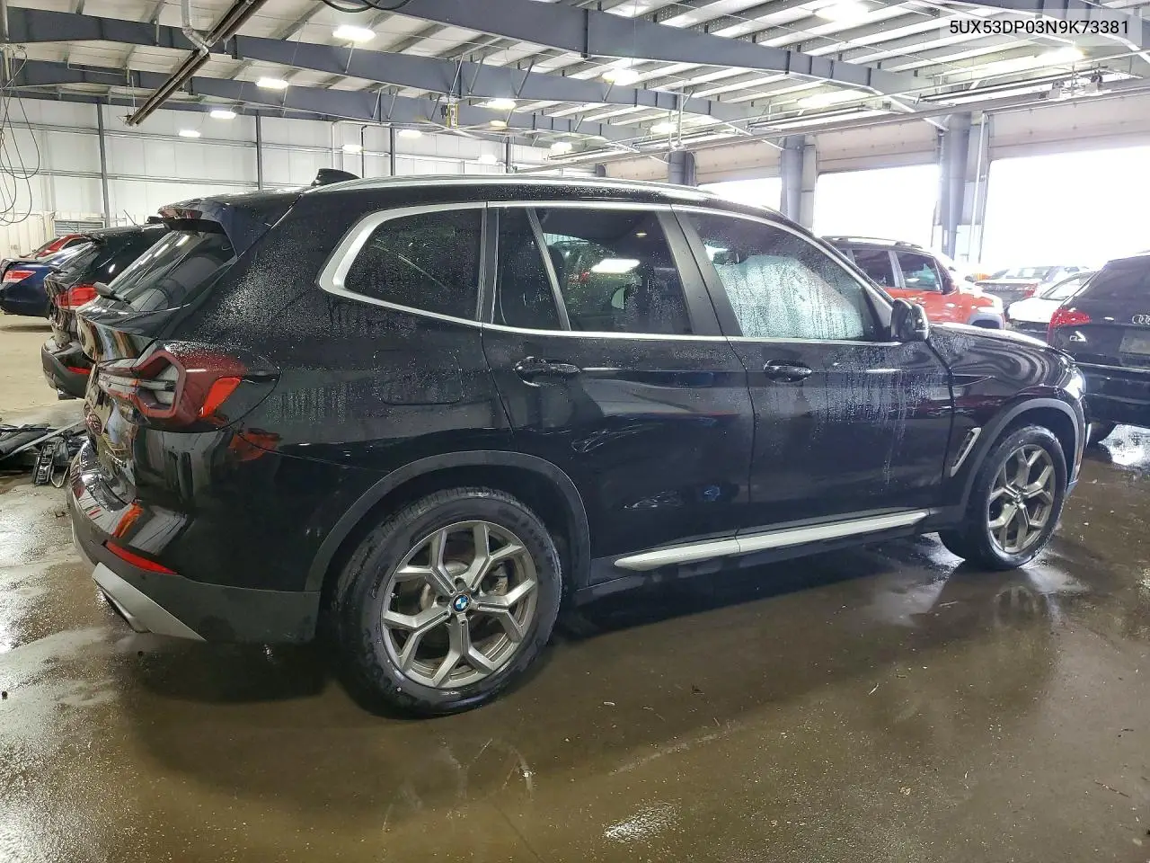2022 BMW X3 xDrive30I VIN: 5UX53DP03N9K73381 Lot: 61019116
