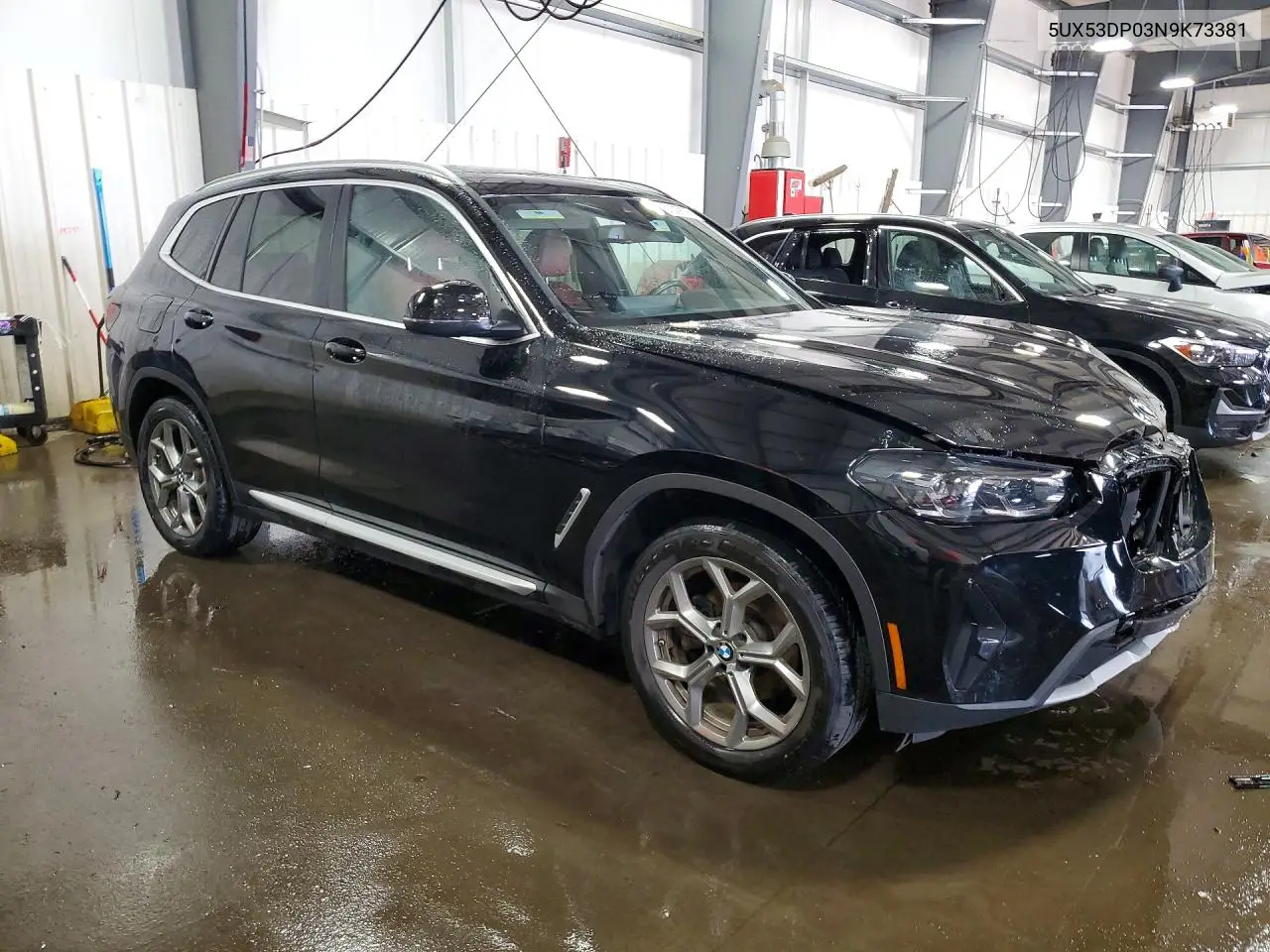 2022 BMW X3 xDrive30I VIN: 5UX53DP03N9K73381 Lot: 61019116