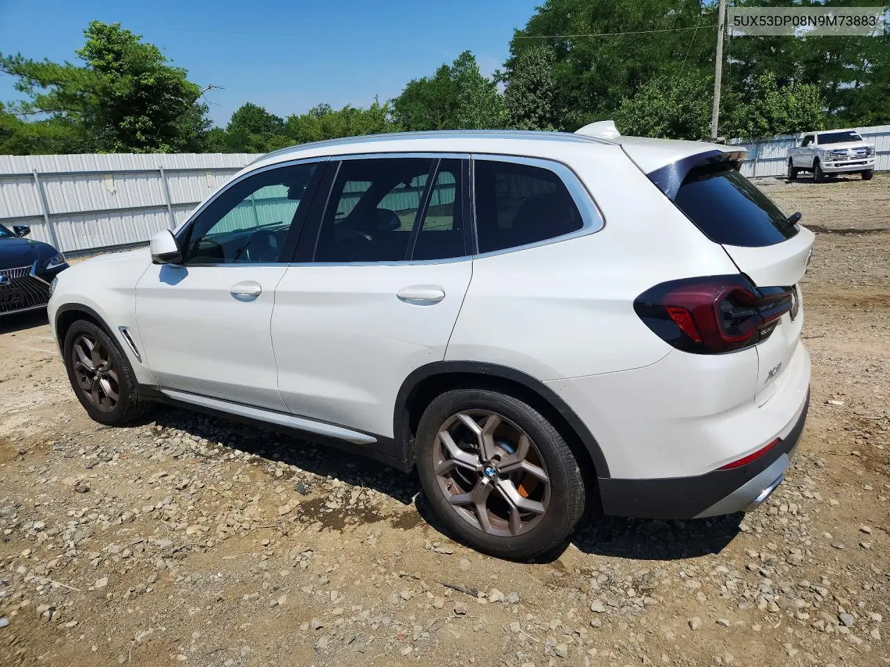 2022 BMW X3 VIN: 5UX53DP08N9M73883 Lot: 61067156