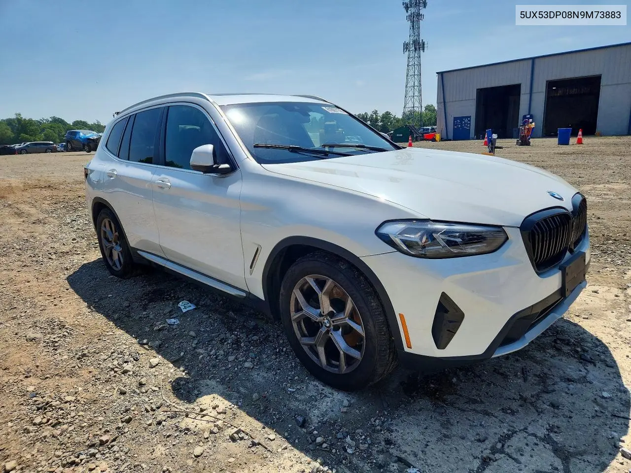 2022 BMW X3 VIN: 5UX53DP08N9M73883 Lot: 61067156