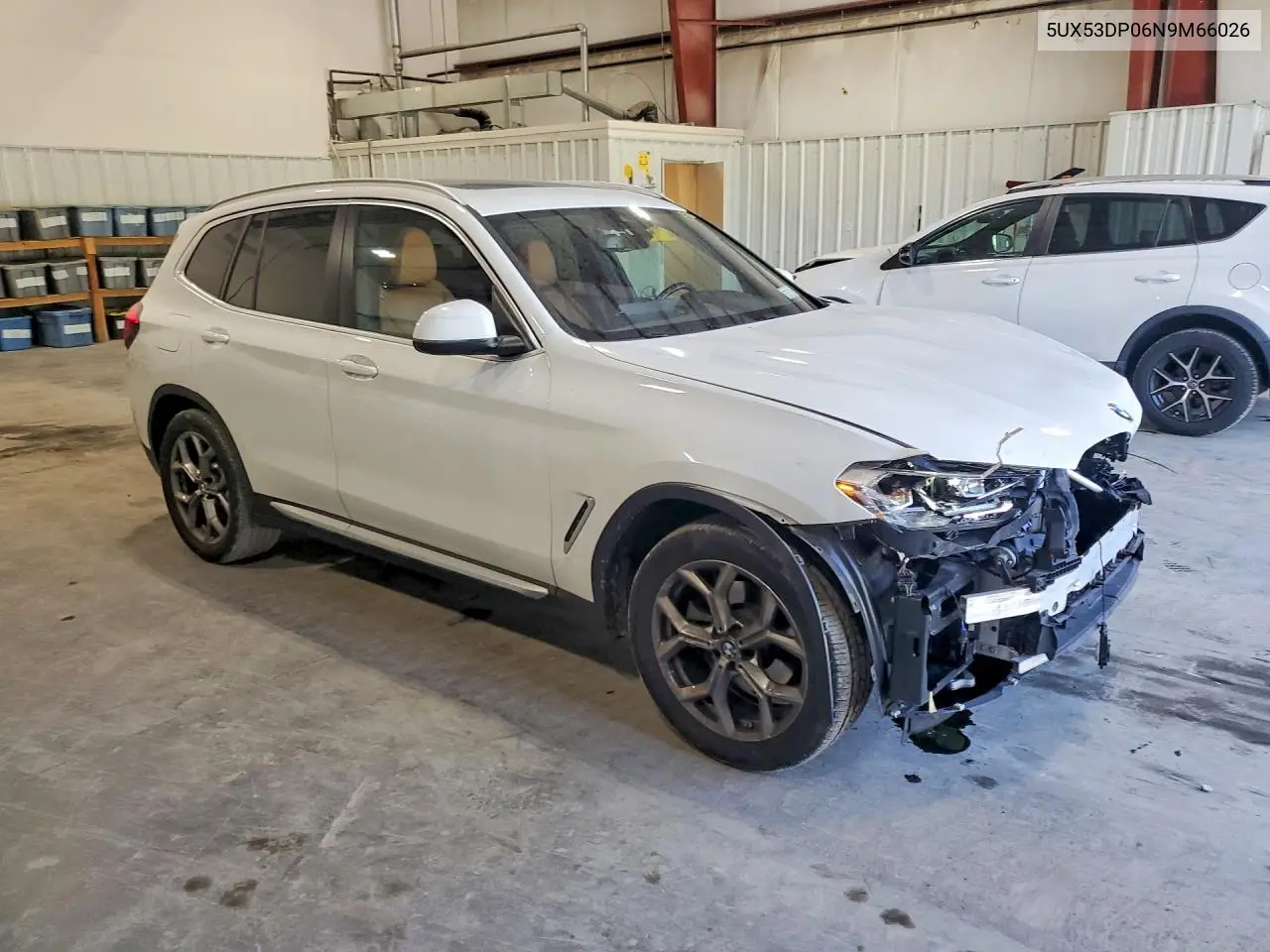 2022 BMW X3 xDrive30I VIN: 5UX53DP06N9M66026 Lot: 61314926