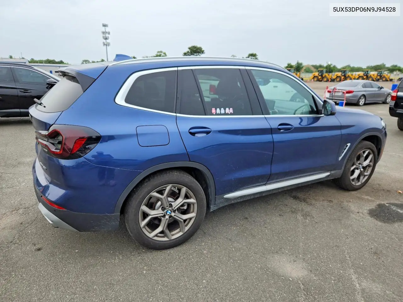2022 BMW X3 xDrive30I VIN: 5UX53DP06N9J94528 Lot: 61839566
