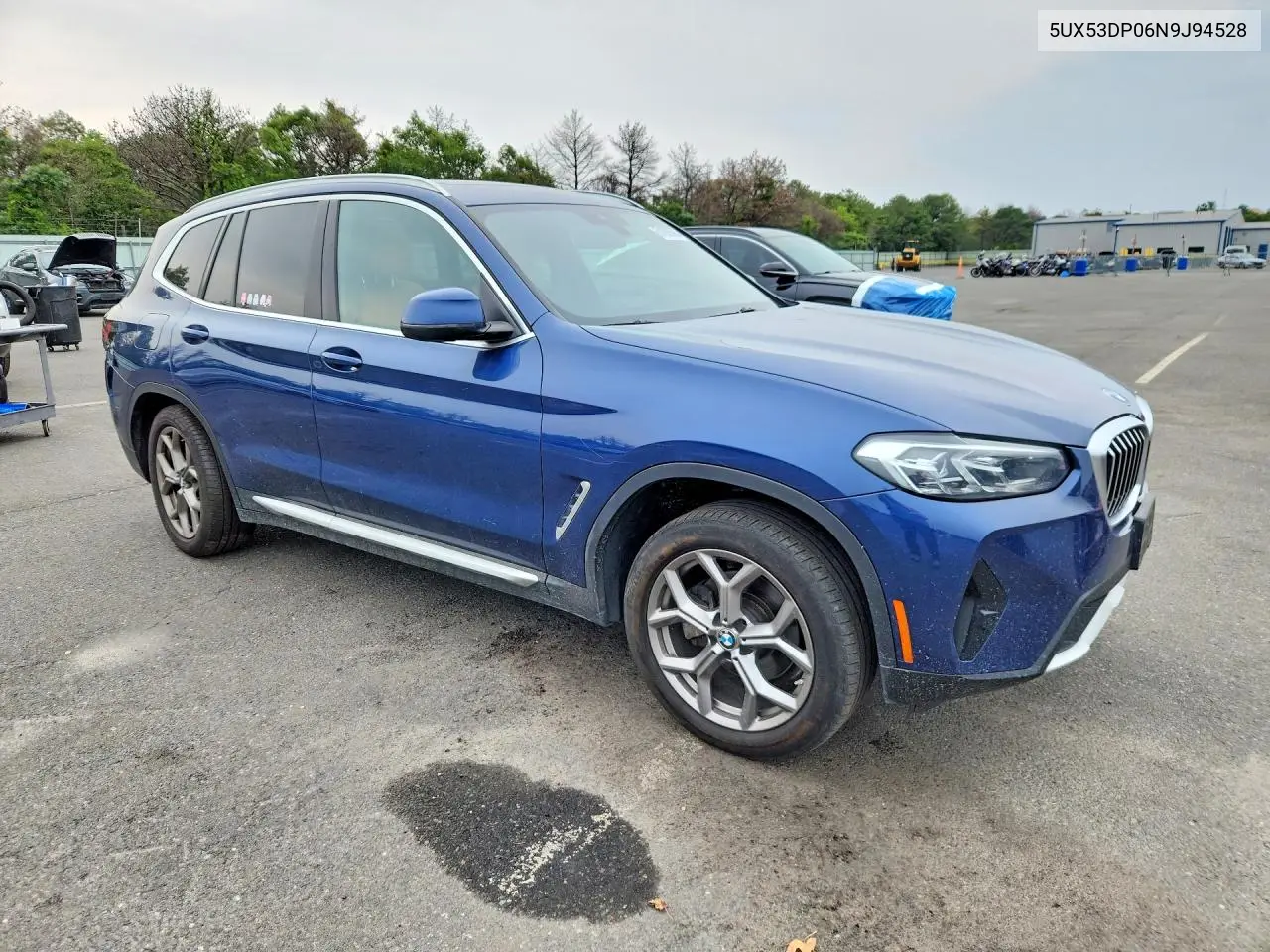 2022 BMW X3 xDrive30I VIN: 5UX53DP06N9J94528 Lot: 61839566