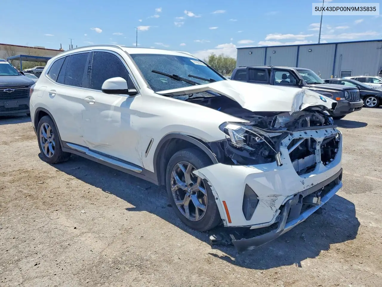 2022 BMW X3 Sdrive30I VIN: 5UX43DP00N9M35835 Lot: 61881226