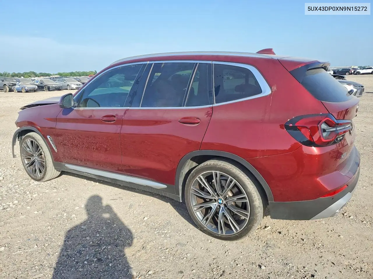 2022 BMW X3 Sdrive30I VIN: 5UX43DP0XN9N15272 Lot: 61938206