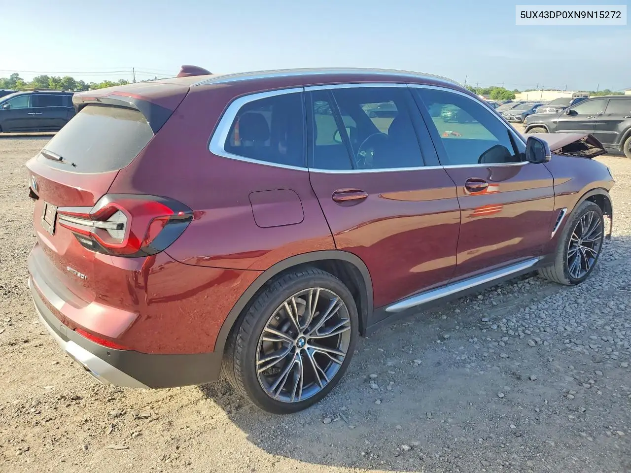 2022 BMW X3 Sdrive30I VIN: 5UX43DP0XN9N15272 Lot: 61938206