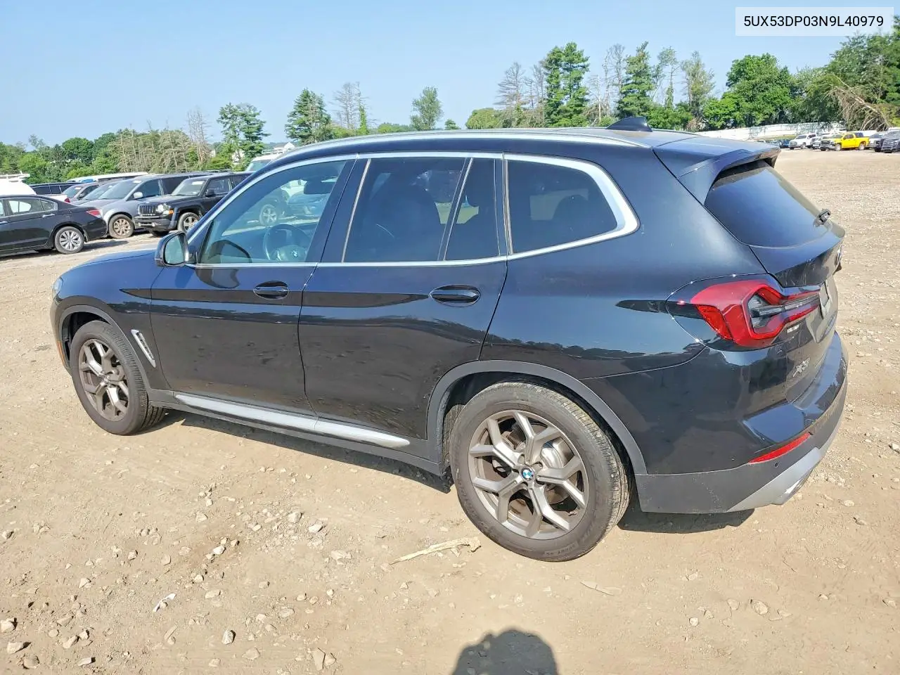 2022 BMW X3 xDrive30I VIN: 5UX53DP03N9L40979 Lot: 74515735