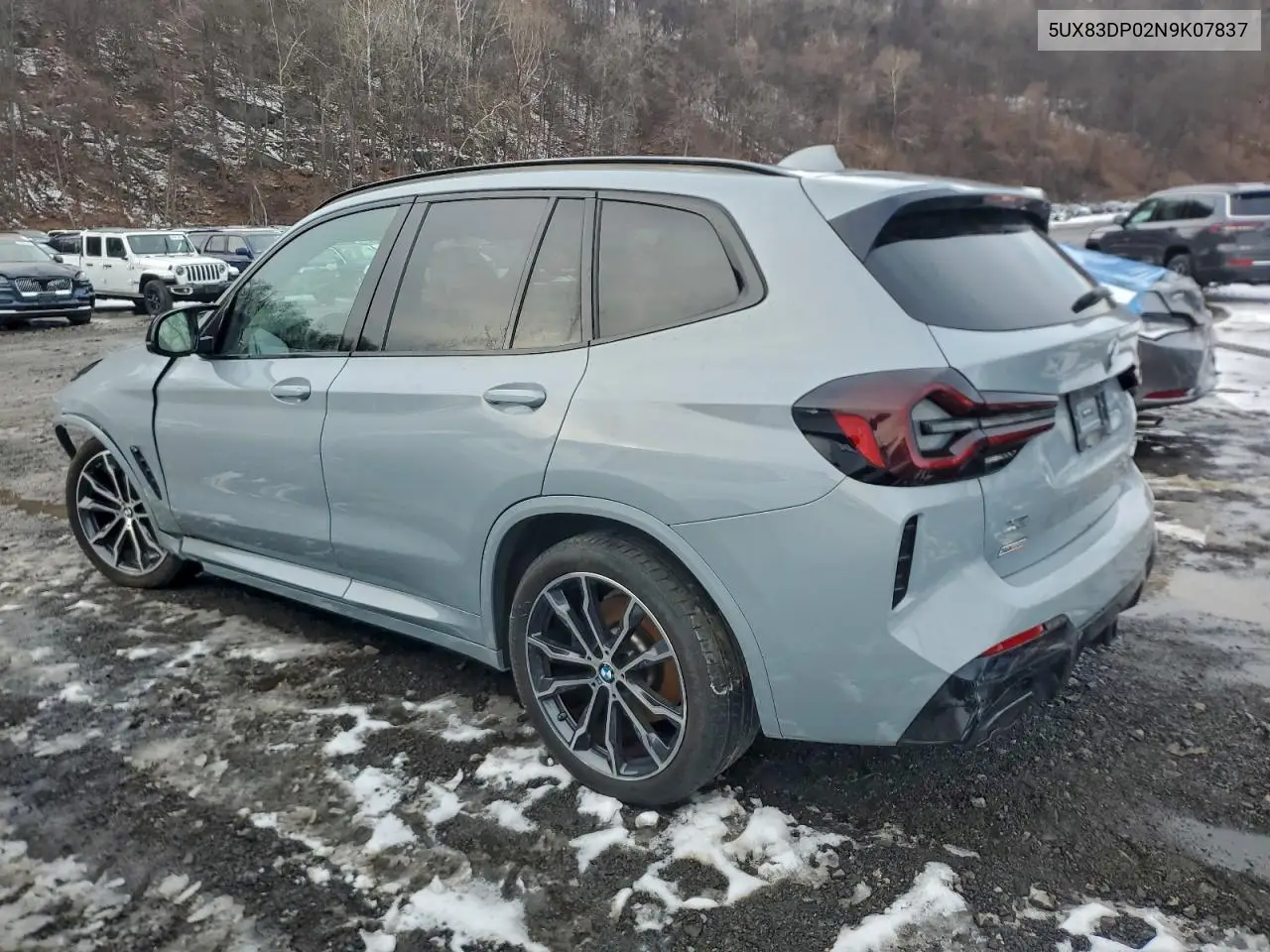 2022 BMW X3 M40I VIN: 5UX83DP02N9K07837 Lot: 97758815