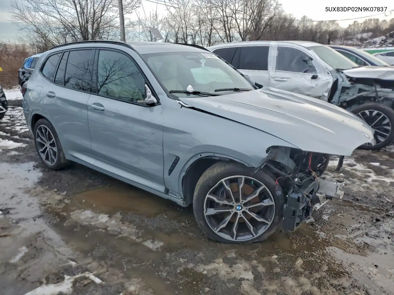 2022 BMW X3 M40I VIN: 5UX83DP02N9K07837 Lot: 97758815