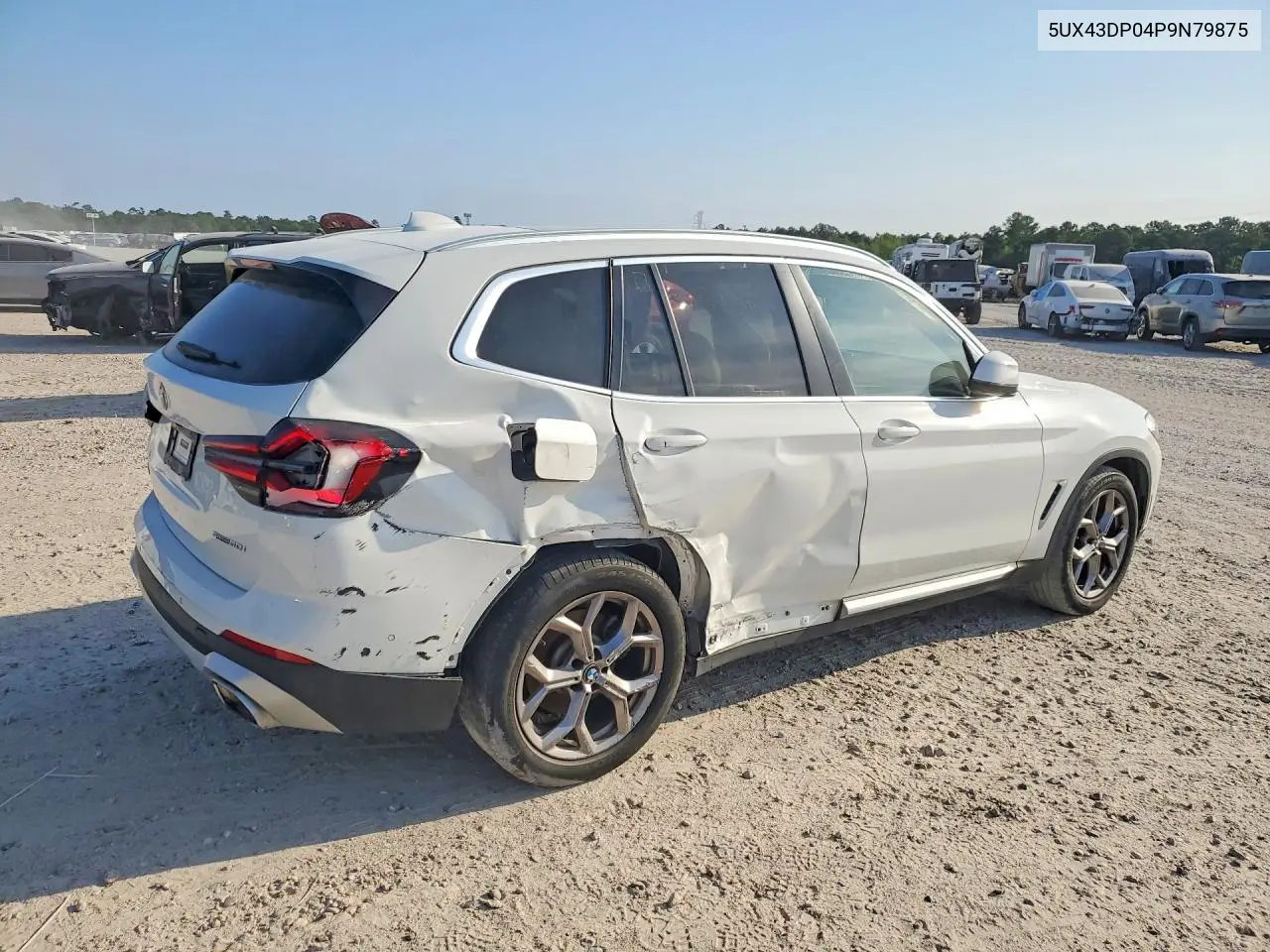 2023 BMW X3 Sdrive30I VIN: 5UX43DP04P9N79875 Lot: 46537626