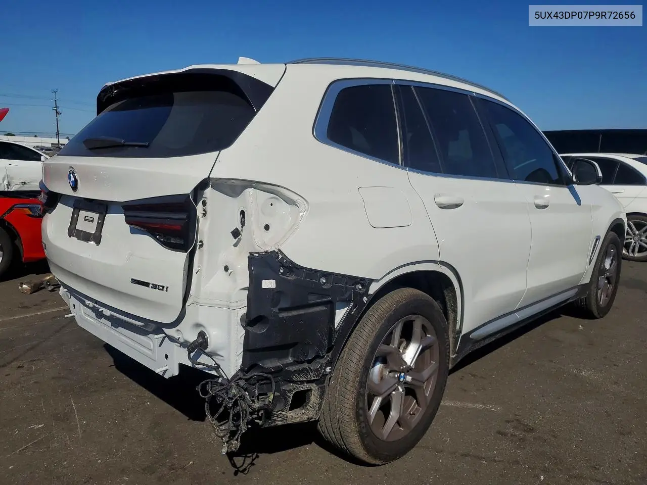 2023 BMW X3 Sdrive30I VIN: 5UX43DP07P9R72656 Lot: 61977186