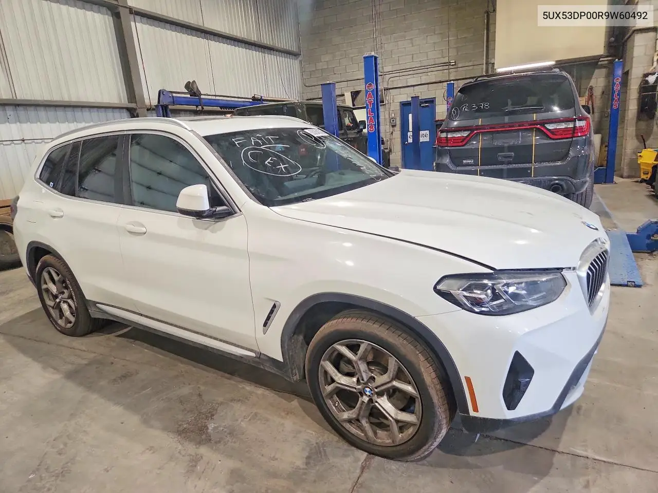 2024 BMW X3 xDrive30I VIN: 5UX53DP00R9W60492 Lot: 55354576