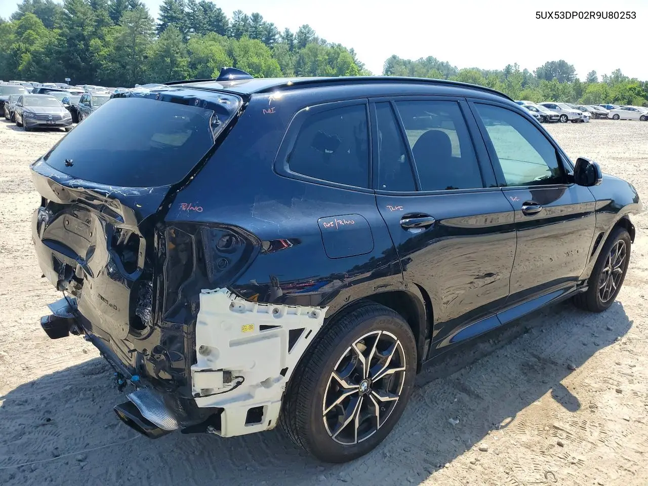 2024 BMW X3 xDrive30I VIN: 5UX53DP02R9U80253 Lot: 61396796
