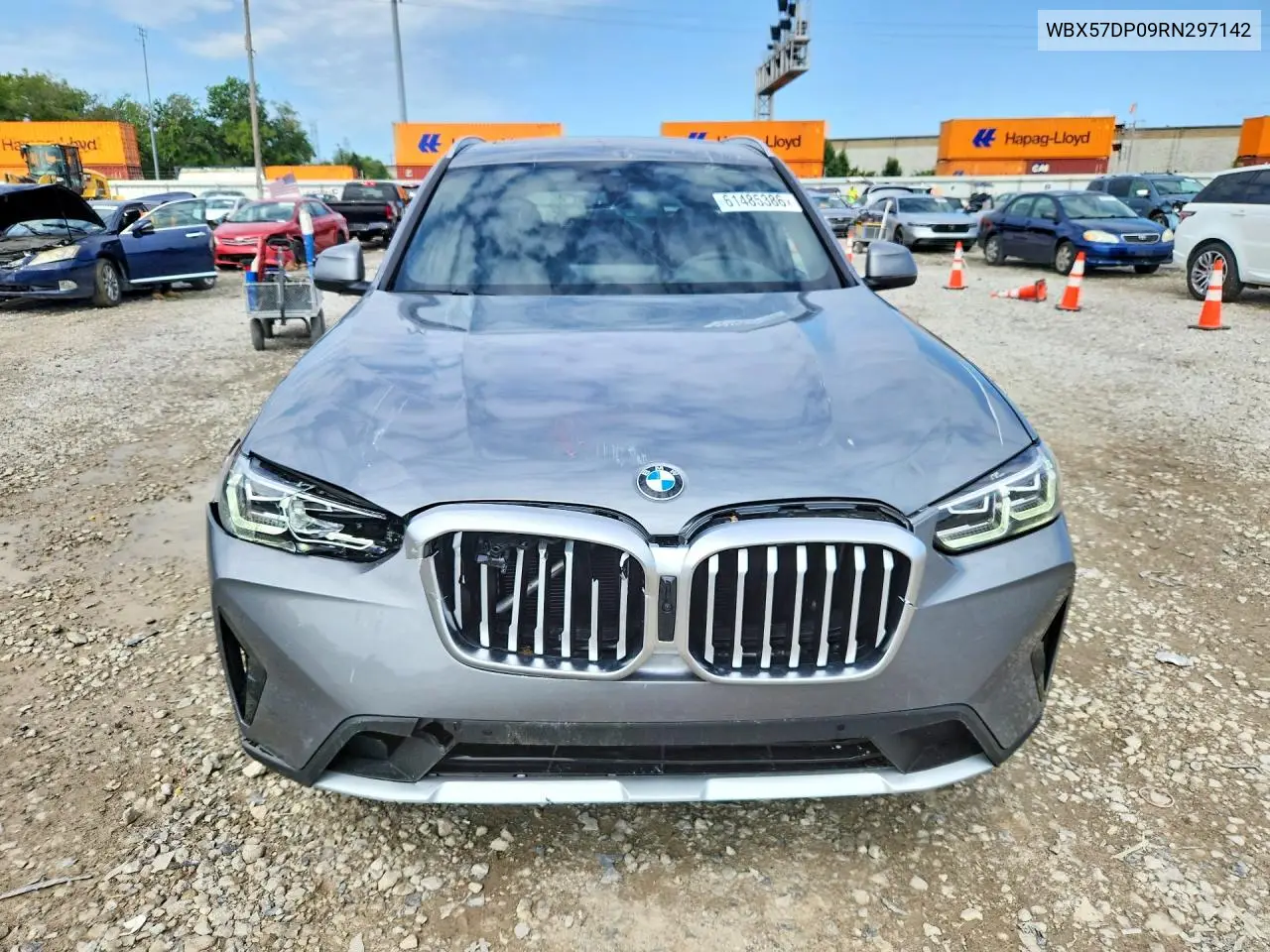 2024 BMW X3 xDrive30I VIN: WBX57DP09RN297142 Lot: 61485386