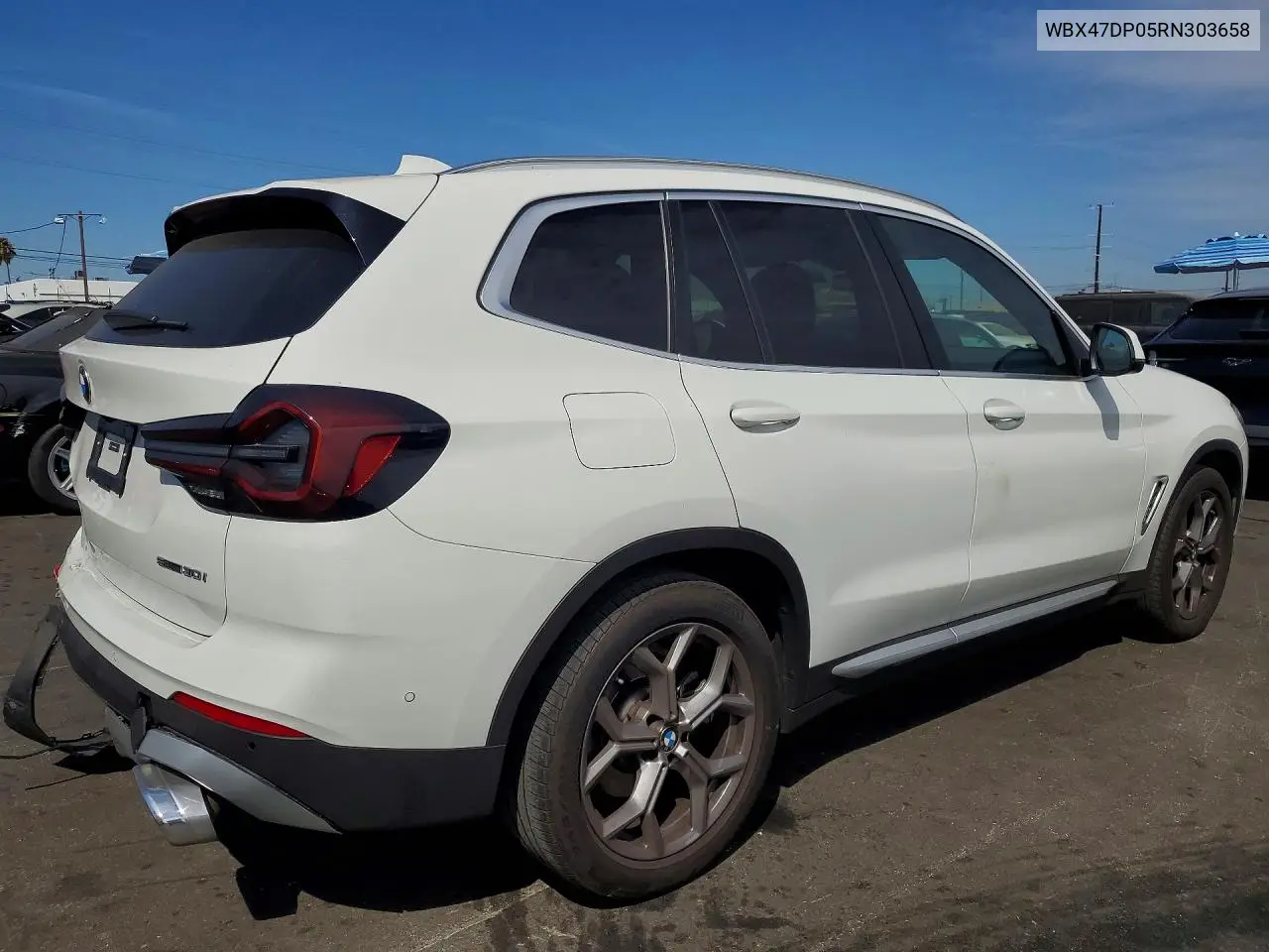 2024 BMW X3 Sdrive30I VIN: WBX47DP05RN303658 Lot: 61730266