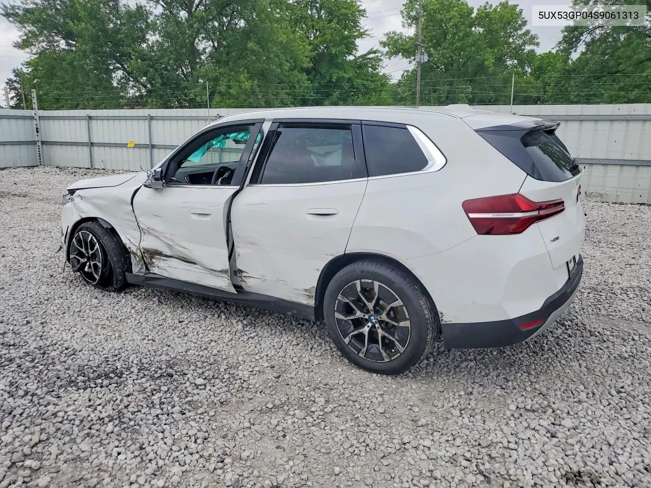 2025 BMW X3 30 xDrive VIN: 5UX53GP04S9061313 Lot: 56618336