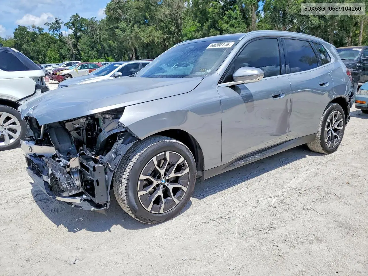 2025 BMW X3 30 xDrive VIN: 5UX53GP06S9104260 Lot: 60288106