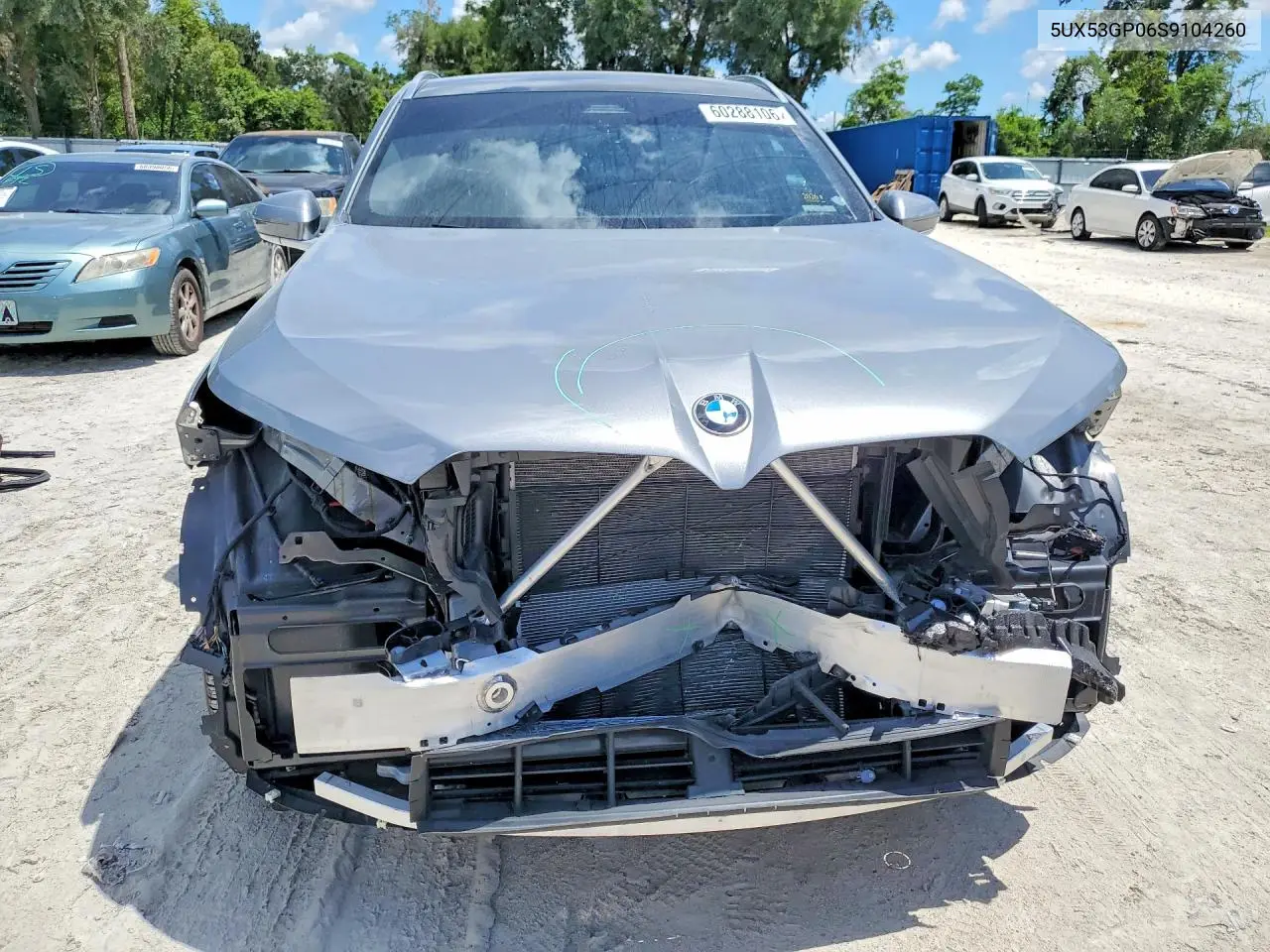 2025 BMW X3 30 xDrive VIN: 5UX53GP06S9104260 Lot: 60288106