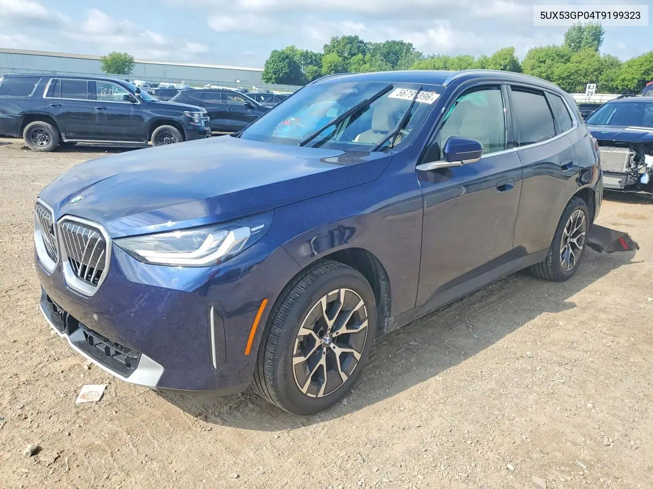 2026 BMW X3 30 xDrive VIN: 5UX53GP04T9199323 Lot: 56797396