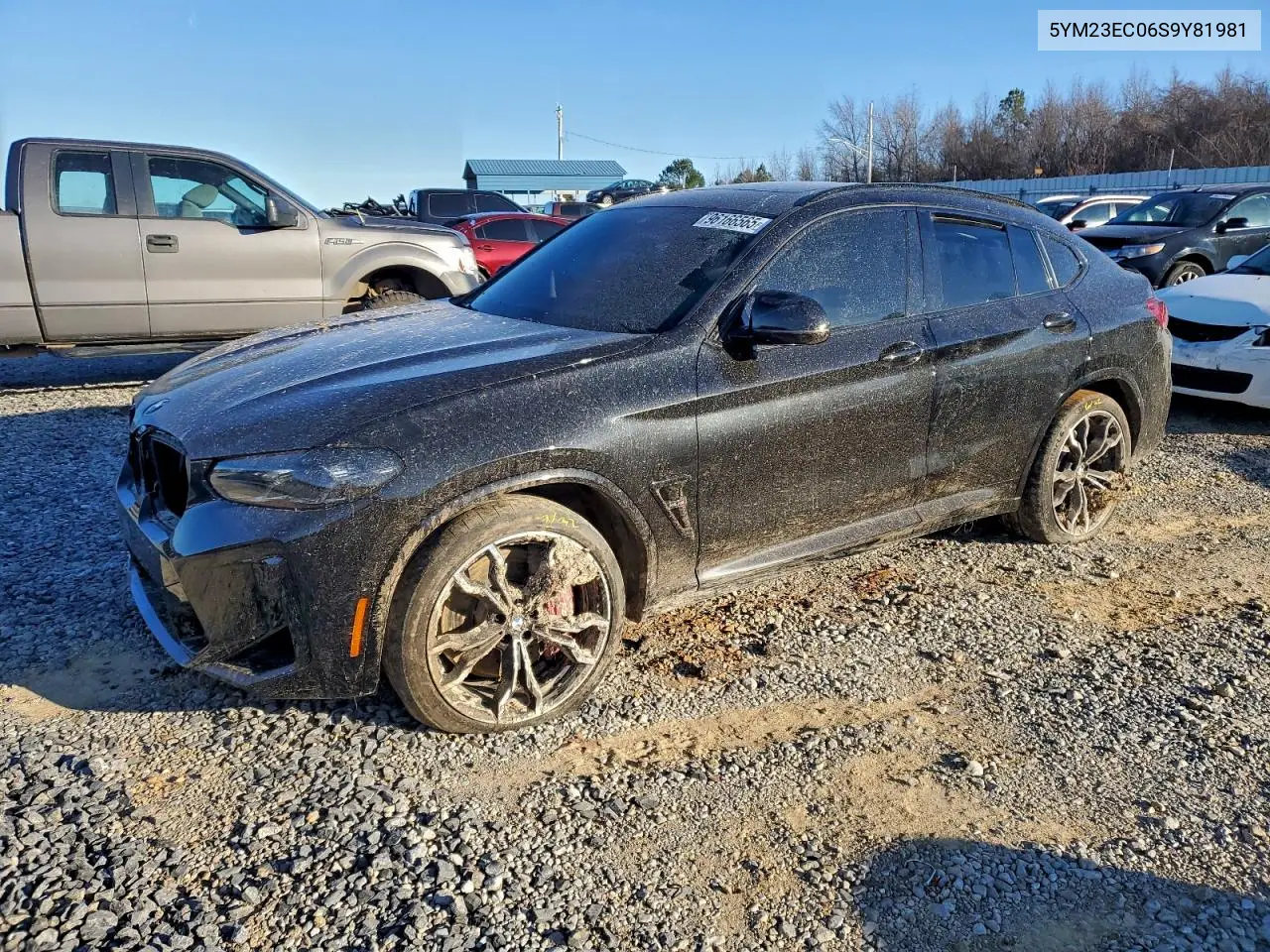 2025 BMW X4 M VIN: 5YM23EC06S9Y81981 Lot: 96166565