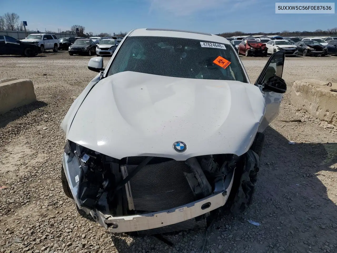2015 BMW X4 xDrive35I VIN: 5UXXW5C56F0E87636 Lot: 47824646