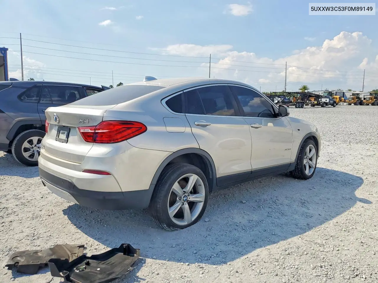 2015 BMW X4 xDrive28I VIN: 5UXXW3C53F0M89149 Lot: 47901116