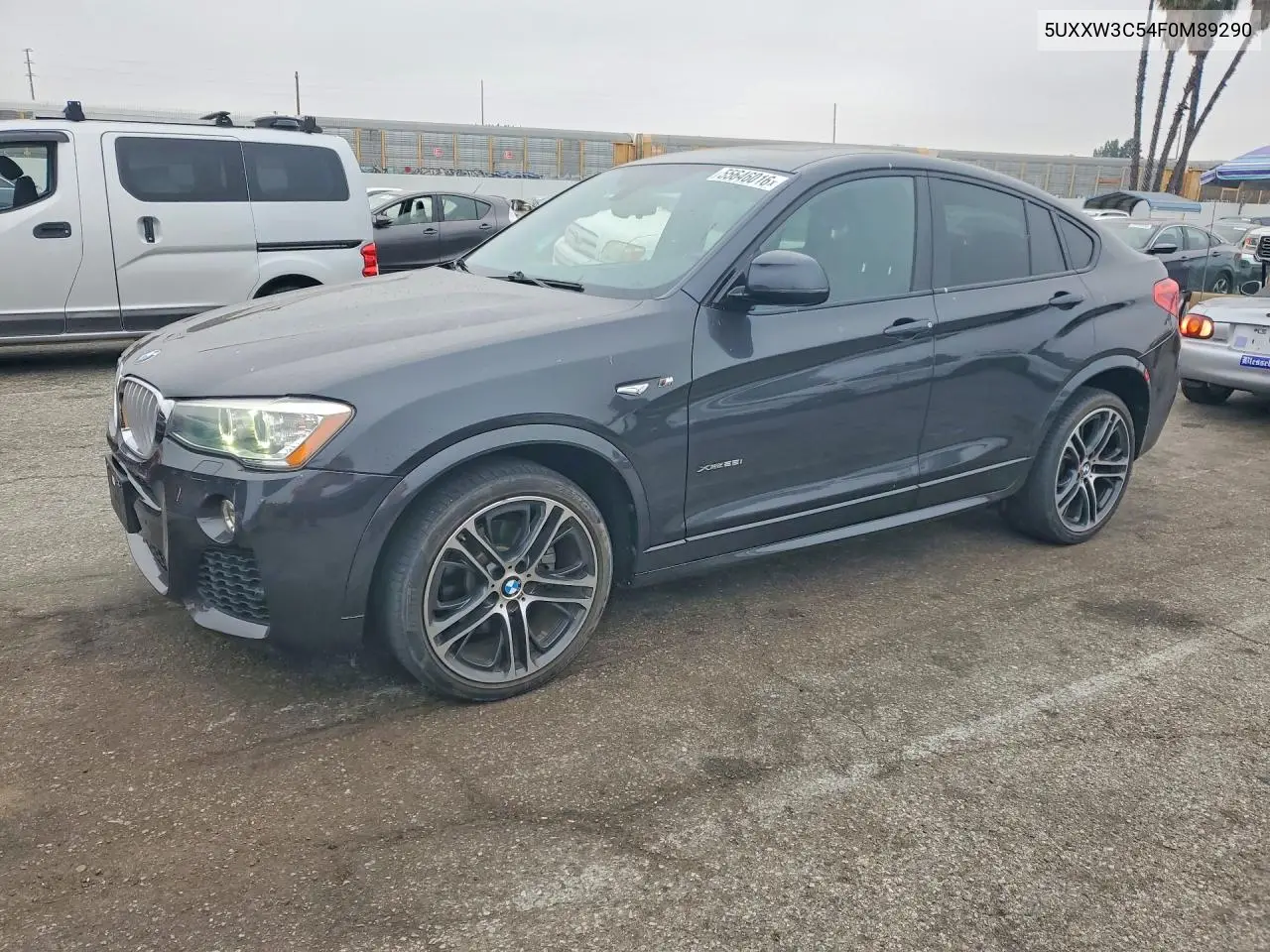 2015 BMW X4 xDrive28I VIN: 5UXXW3C54F0M89290 Lot: 55646016