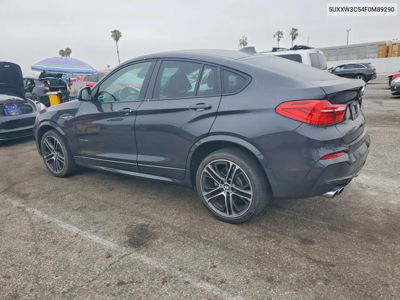 2015 BMW X4 xDrive28I VIN: 5UXXW3C54F0M89290 Lot: 55646016