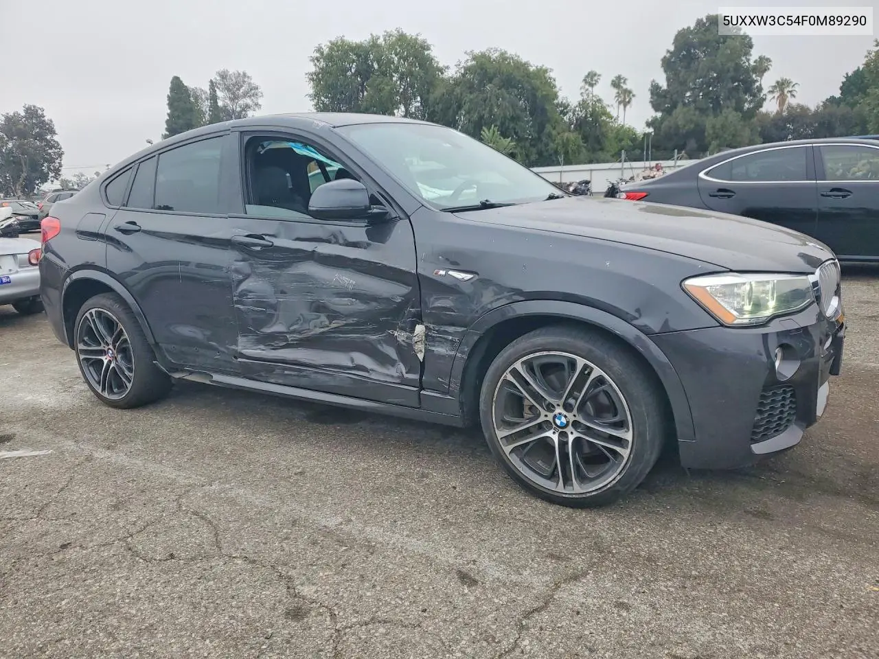 2015 BMW X4 xDrive28I VIN: 5UXXW3C54F0M89290 Lot: 55646016