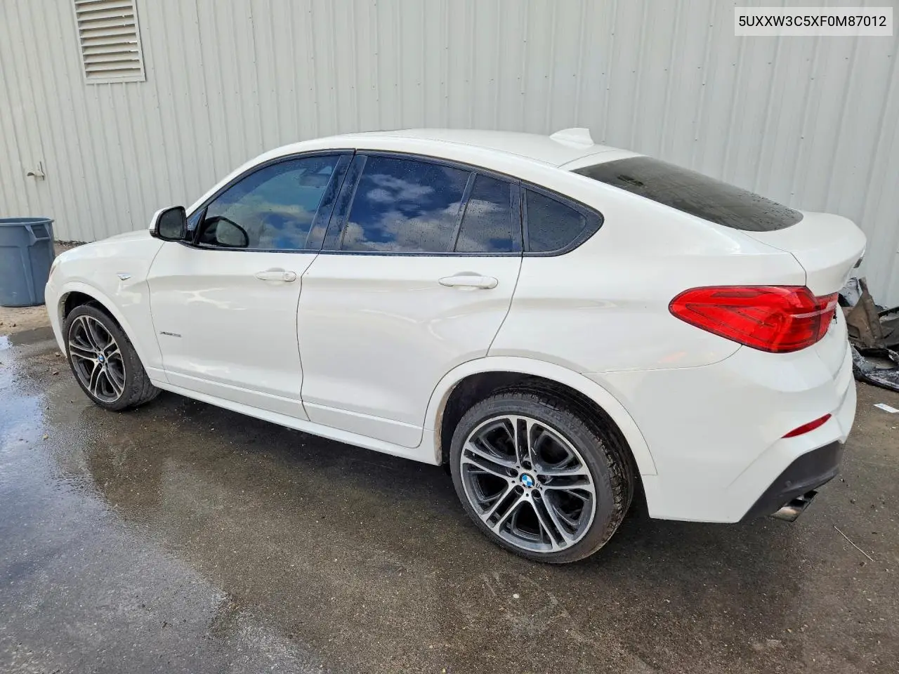 2015 BMW X4 xDrive28I VIN: 5UXXW3C5XF0M87012 Lot: 55744106