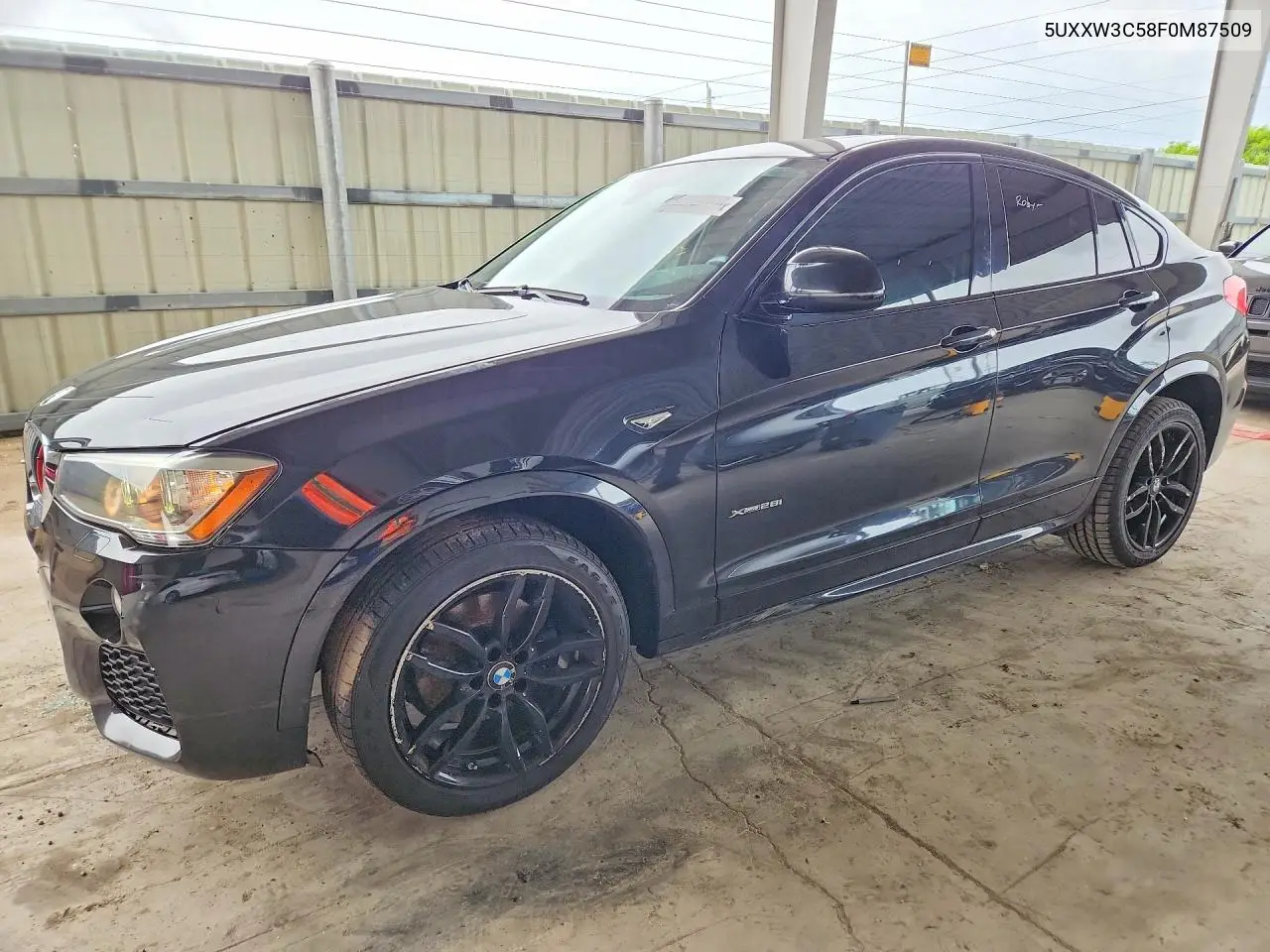 2015 BMW X4 xDrive28I VIN: 5UXXW3C58F0M87509 Lot: 55783216