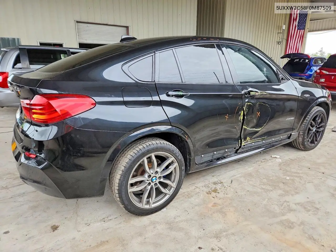 2015 BMW X4 xDrive28I VIN: 5UXXW3C58F0M87509 Lot: 55783216