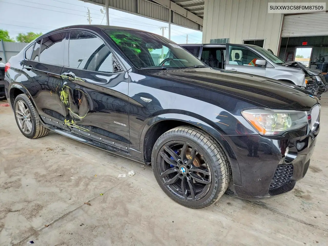 2015 BMW X4 xDrive28I VIN: 5UXXW3C58F0M87509 Lot: 55783216