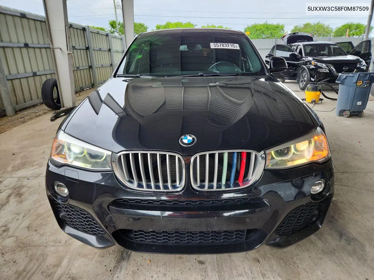 2015 BMW X4 xDrive28I VIN: 5UXXW3C58F0M87509 Lot: 55783216