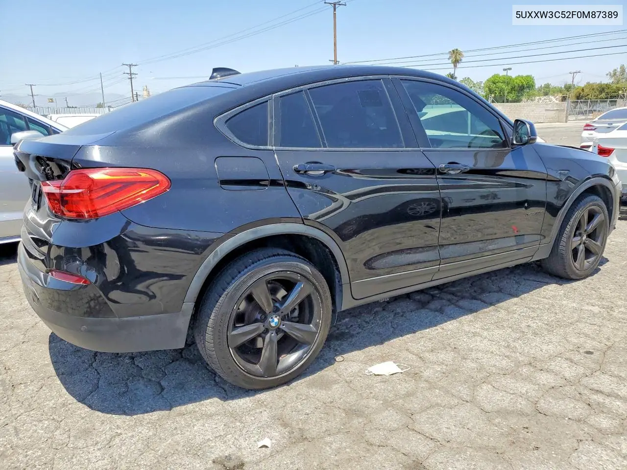 2015 BMW X4 xDrive28I VIN: 5UXXW3C52F0M87389 Lot: 55867666