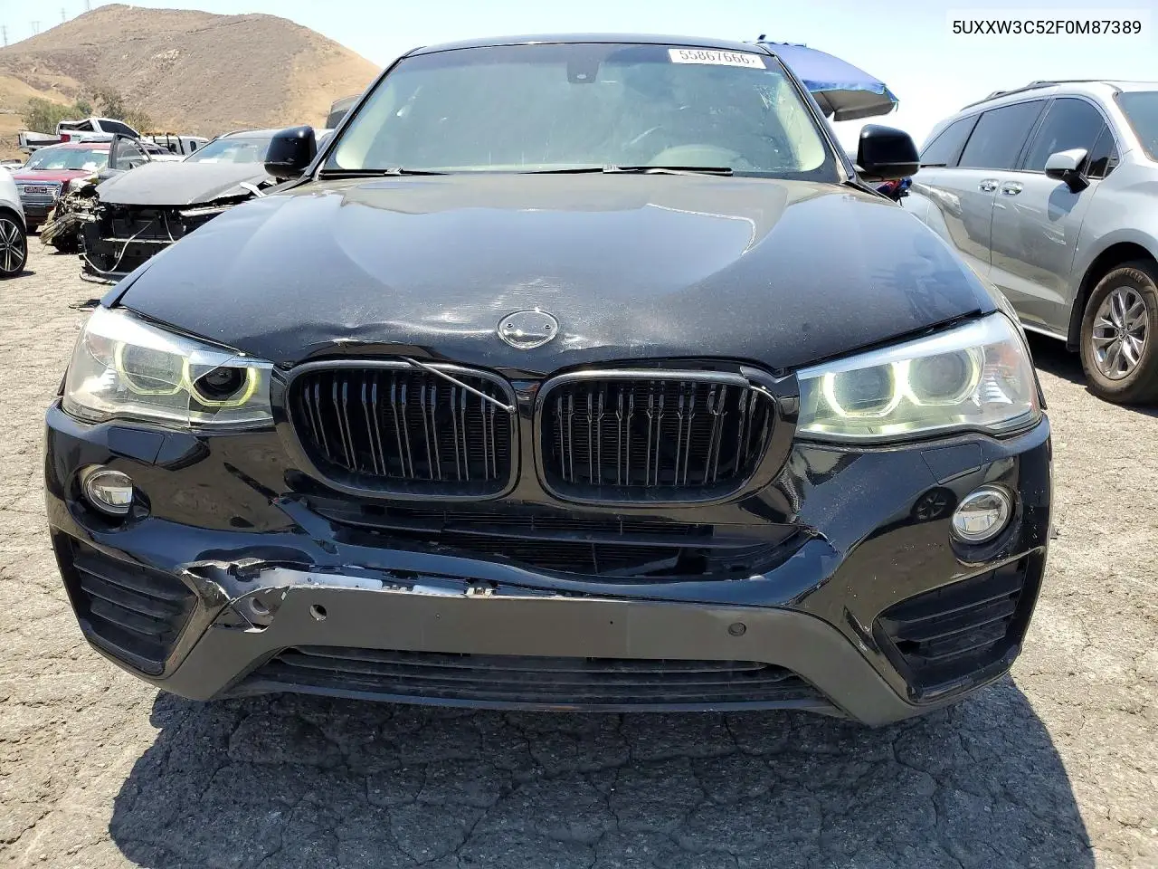 2015 BMW X4 xDrive28I VIN: 5UXXW3C52F0M87389 Lot: 55867666