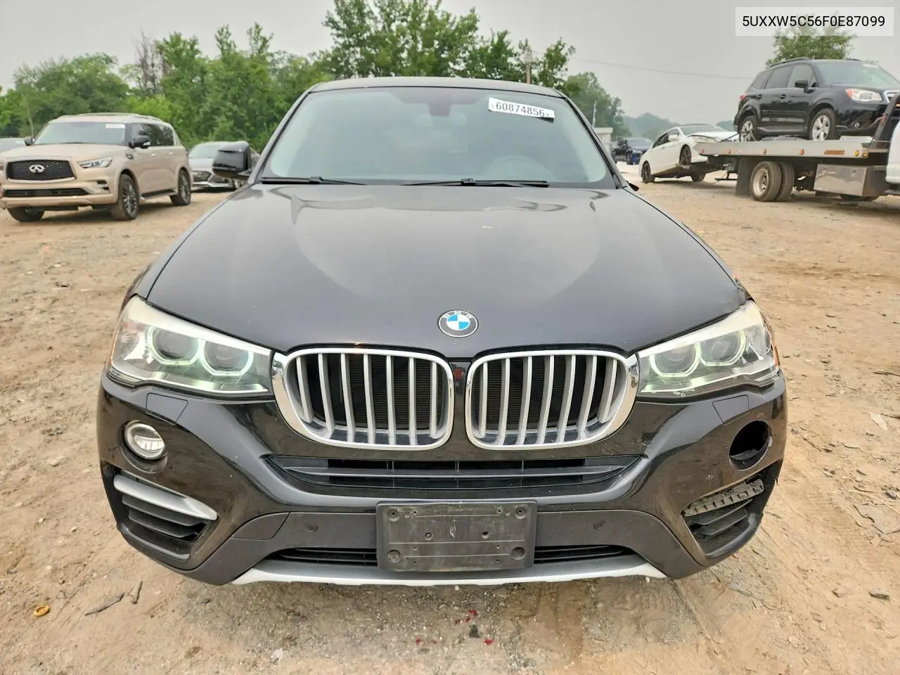 2015 BMW X4 xDrive35I VIN: 5UXXW5C56F0E87099 Lot: 60874856