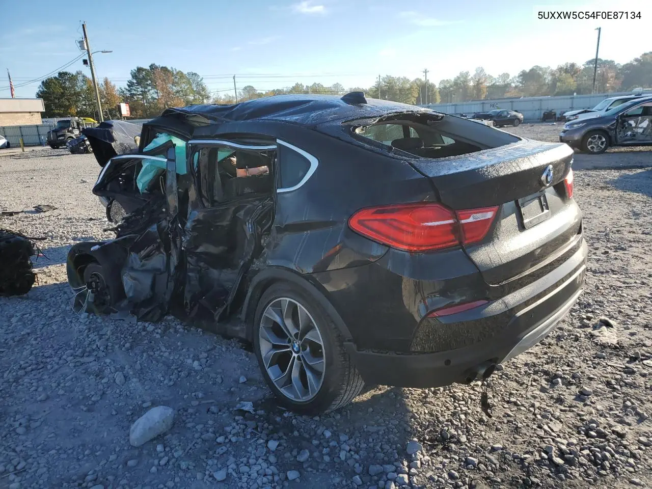 2015 BMW X4 xDrive3 VIN: 5UXXW5C54F0E87134 Lot: 78876245
