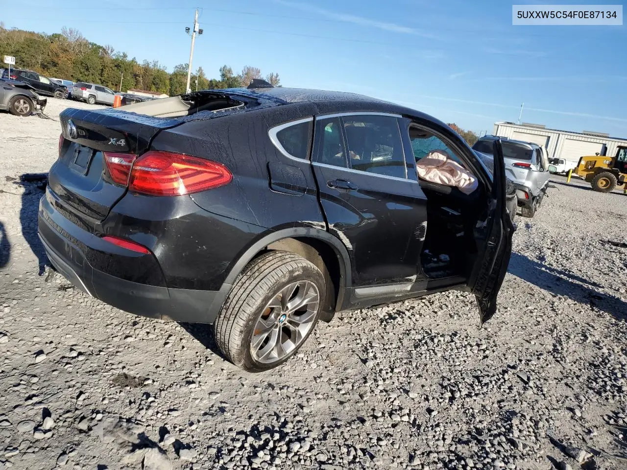 2015 BMW X4 xDrive3 VIN: 5UXXW5C54F0E87134 Lot: 78876245