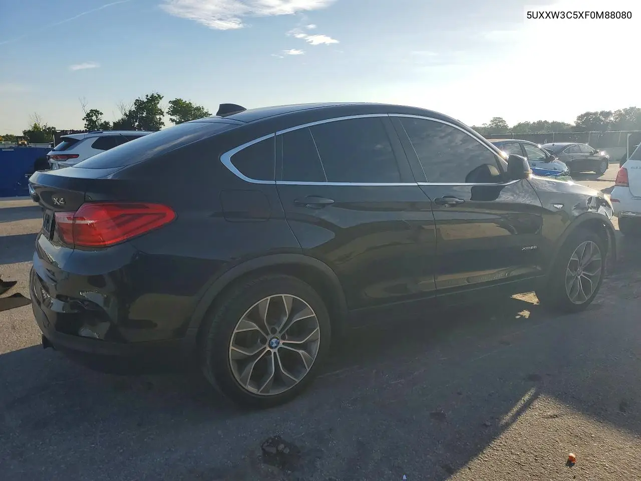 2015 BMW X4 xDrive28I VIN: 5UXXW3C5XF0M88080 Lot: 85458745
