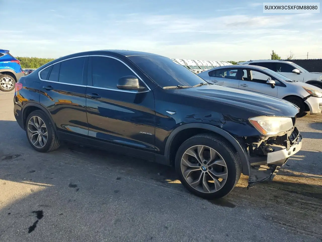 2015 BMW X4 xDrive28I VIN: 5UXXW3C5XF0M88080 Lot: 85458745