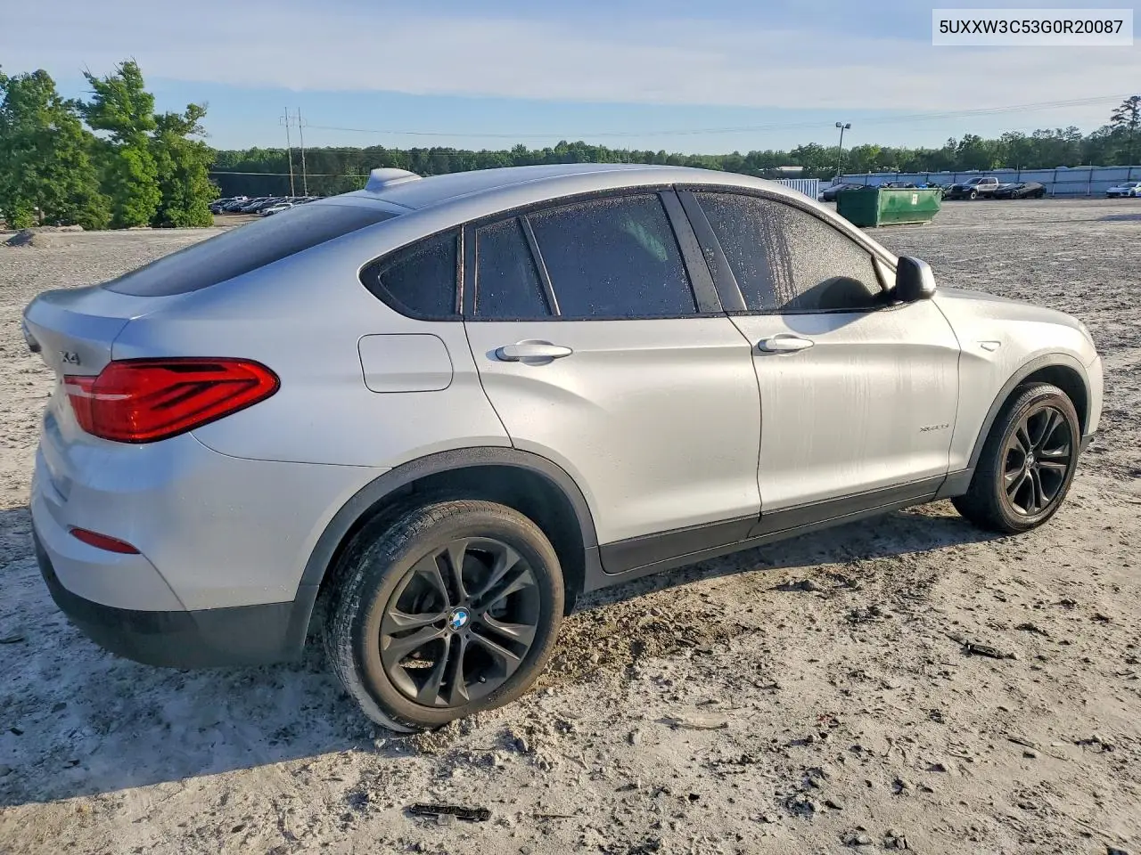 2016 BMW X4 xDrive28I VIN: 5UXXW3C53G0R20087 Lot: 52992366