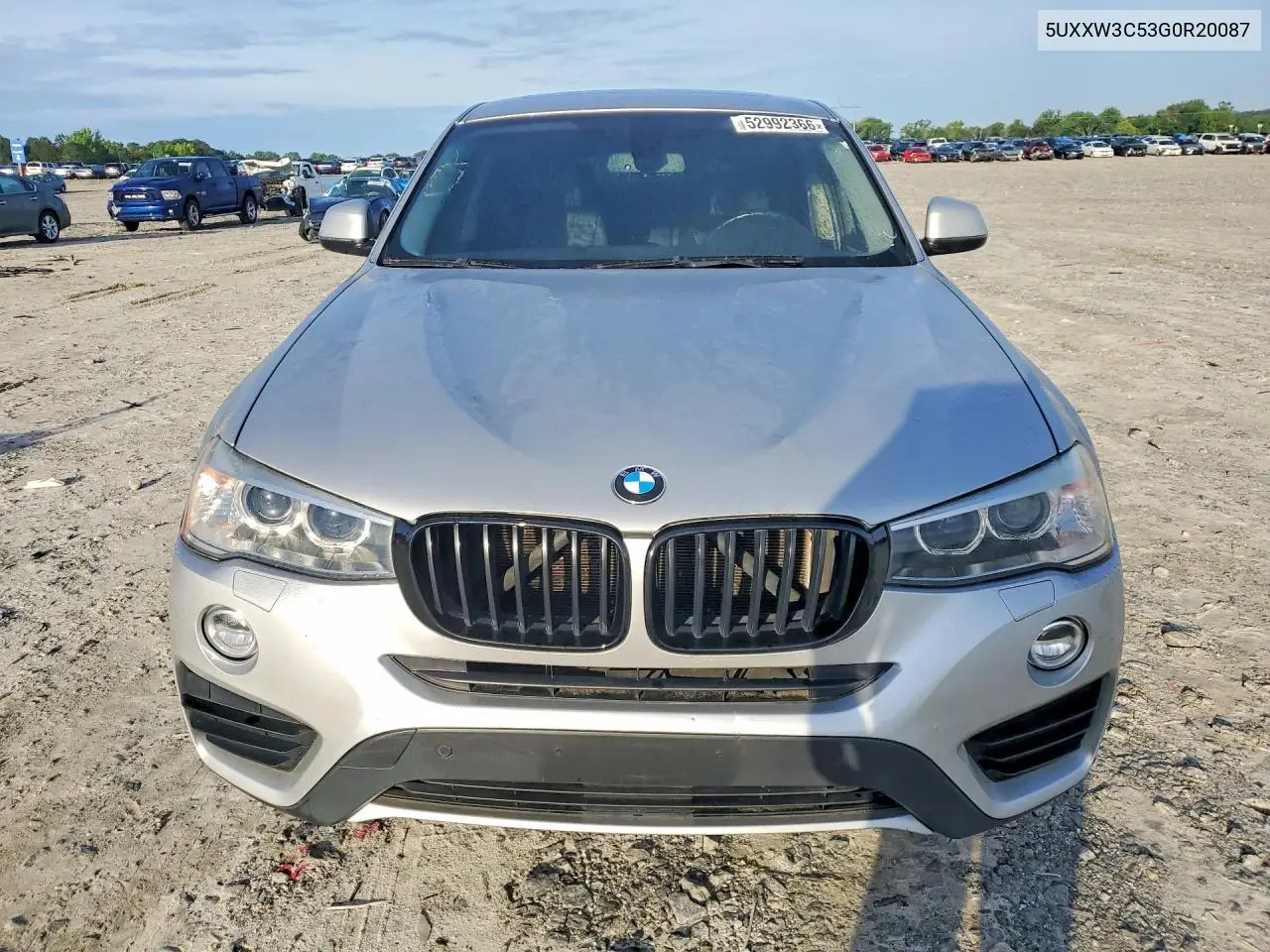2016 BMW X4 xDrive28I VIN: 5UXXW3C53G0R20087 Lot: 52992366