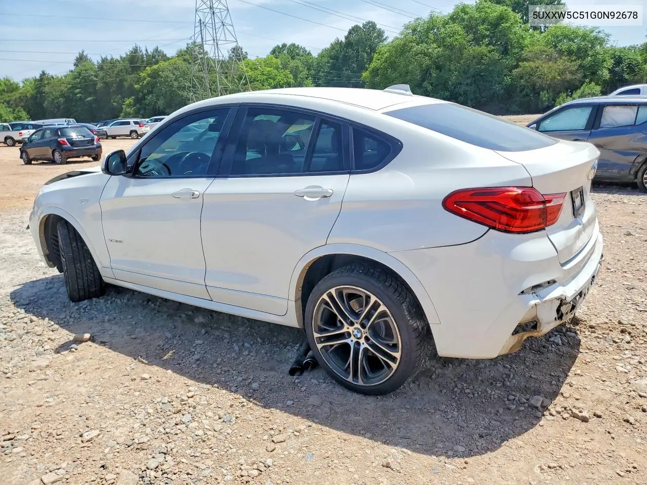 2016 BMW X4 xDrive35I VIN: 5UXXW5C51G0N92678 Lot: 54981276