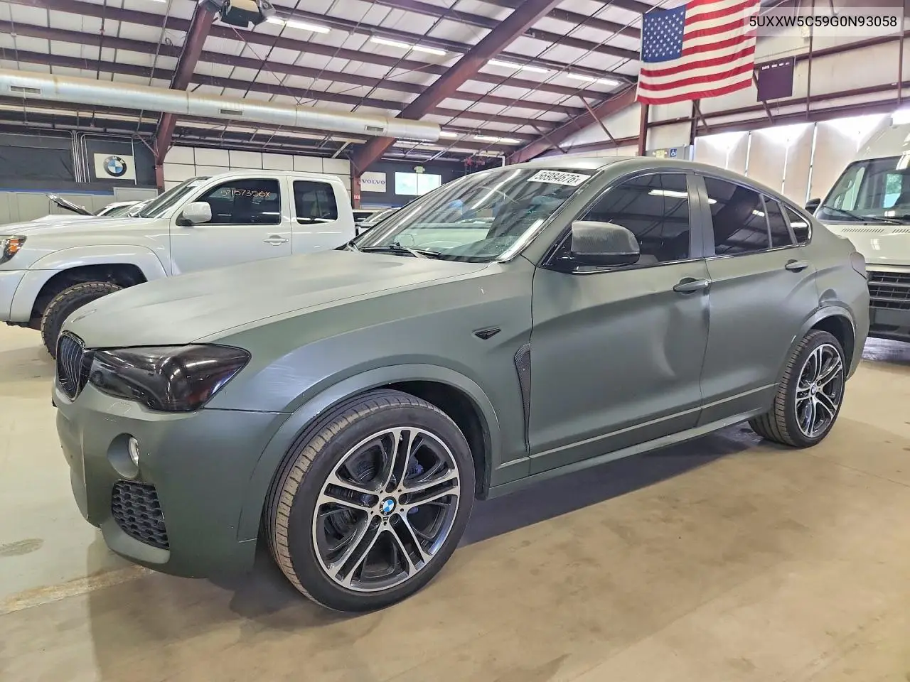 2016 BMW X4 xDrive35I VIN: 5UXXW5C59G0N93058 Lot: 56984676