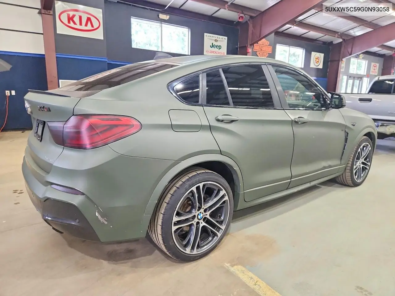 2016 BMW X4 xDrive35I VIN: 5UXXW5C59G0N93058 Lot: 56984676